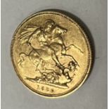 1886 FULL SOVEREIGN 8 GRAMS APPROX