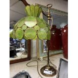 ART NOUVEAU GREEN TABLE LAMP 60CMS (H) APPROX