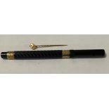 ''THE SPECIAL'' BRITISH STYLOGRAPHIC PEN WITH A GOLD TIE PIN