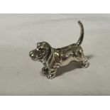 STERLING SILVER DOG