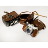 WITHDRAWN KODAK RETINA REFLEX CAMERA & OTHERS