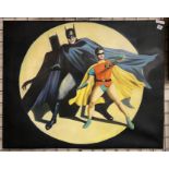 BATMAN & ROBIN PAINTING - 99 X 75 CMS