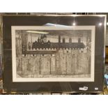 SIGNED ETCHING BY VALERIE THORNTON - TOWER OF LONDON - 63 X 42 CMS