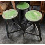 3 RETRO STOOLS