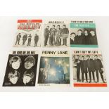 SEVEN BEATLES MUSIC SHEETS