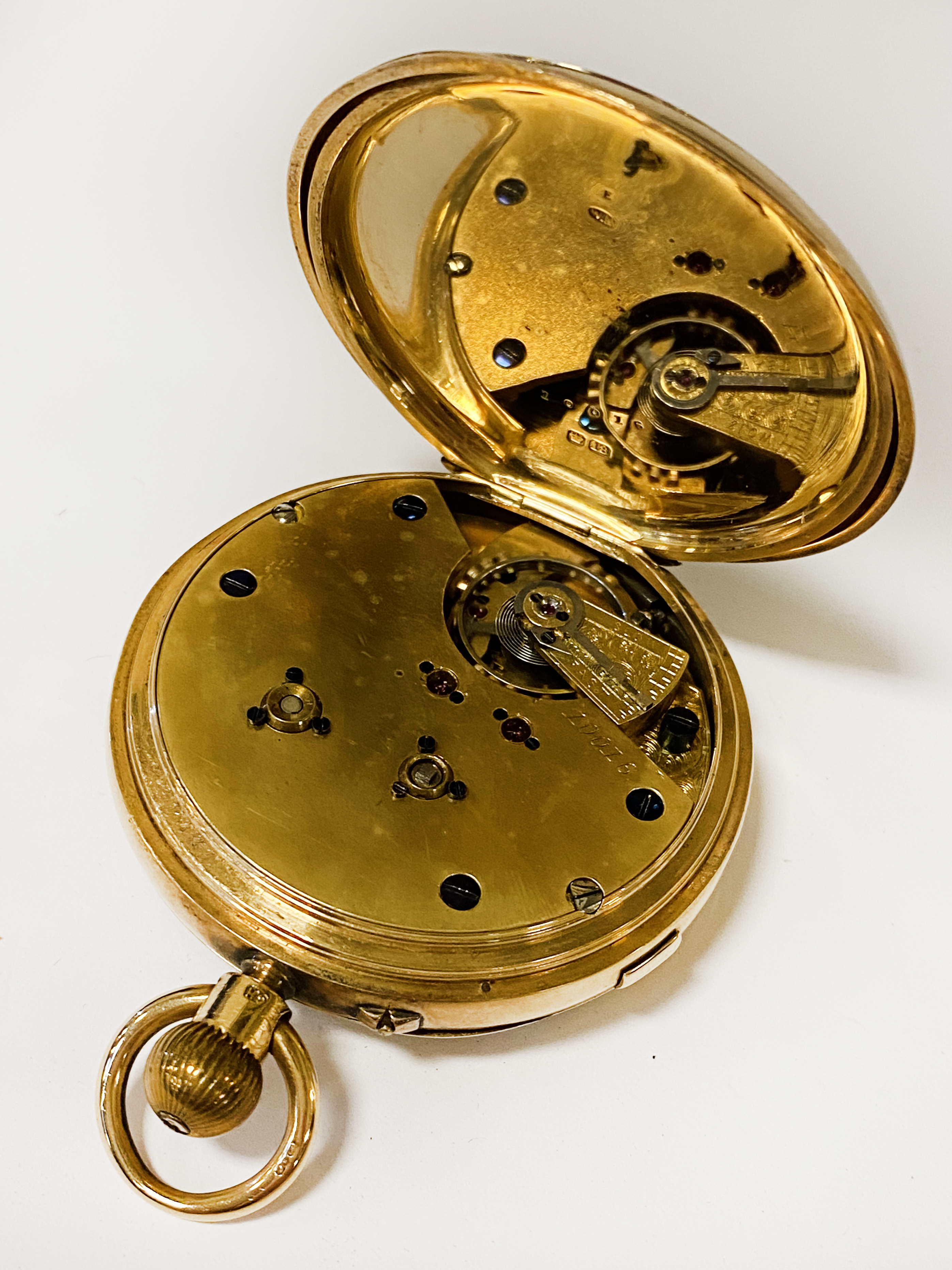 18 CT. GOLD POCKET WATCH - Image 4 of 4