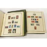 FRENCH COLLECTION OF STAMPS IN TWO ALBUMS 1870 - 1990