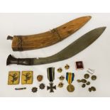 BURMESE KUKRI IN SHEAF WWII & MILITARIA