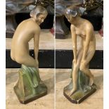 ART DECO NUDE 30CMS TALL A/F