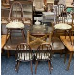 ERCOL TABLE & 4 CHAIRS