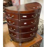 MAHOGANY TWELVE DRAWER CHEST