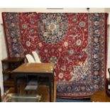 FINE NORTH WEST PERSIAN MAHAL CARPET 395CM X 295CMS