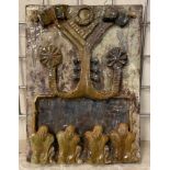 BUCHAREST PLAQUE A/F 35CMS (H) 25CMS (W) APPROX