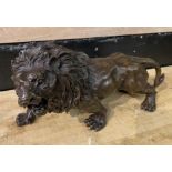 BRONZE LION 16CMS (H) APPROX