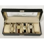 COLLECTION OF MENS WATCHES TO INCLUDE OMEGAS, TISSOT & SEIKO