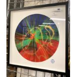 DISC PAINTING IN THE STYLE OF DAMIEN HIRST