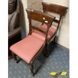 2 WILLIAM IV CHAIRS