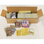 LARGE COLLECTION OF POKEMON CARDS CONTAINING APPROX 3500 CARDS INCLUDING COLLECTION OF RARES/HOLOS/V