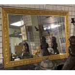 ORNATE GILT FRAMED MIRROR 105CMS X 75CMS APPROX