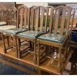 SIX OAK DINING CHAIRS BY BERESFORD & HICKS
