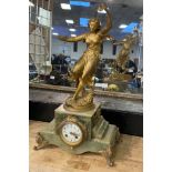 FIGURAL ONYX CLOCK 53CMS (H) APPROX