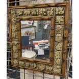 RON HITCHIN MIRROR TERRACOTTA ABSTRACT DESIGN - SIGNED