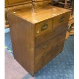 HOBBS & CO MAHOGANY SEVEN DRAWER SECRETAIRE CHEST