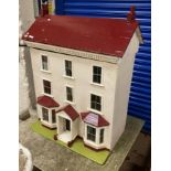 LARGE DOLLS HOUSE & DOLLS FURNITURE