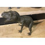 BRONZE DINOSAUR 27CMS (H) APPROX