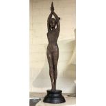 ART DECO FIGURE 65CMS APPROX