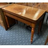 MAHOGANY CARD TABLE