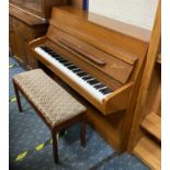 UPRIGHT PIANO & STOOL