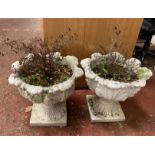 PAIR OF GARDEN PLANTERS