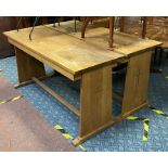 TWO OAK CHURCH TABLES