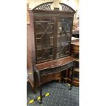 MAHOGANY DISPLAY CABINET