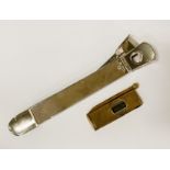 2 SILVER CIGAR CUTTERS