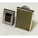 TWO HM SILVER PHOTO FRAMES