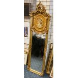 GILT WOOD GIRL MIRROR