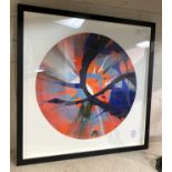 SPIN PAINTING FRAMED IN THE MANNER OF DAMIEN HIRST