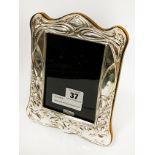 HM SILVER ART NOUVEAU STYLE PHOTO FRAME - 20 X 15 CMS