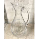 BACCARAT JUG - SIGNED - 27 CMS (H)