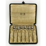 LIBERTYS OF LONDON SILVER TEASPOONS IN ORIGINAL BOX