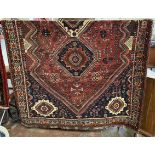 FINE SOUTH WEST PERSIAN QASHQAI CARPET 285CMS X 175CMS