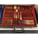 SOLINGEN 24 GOLD PLATED CUTLERY