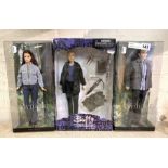 TWO BOXED TWILIGHT ACTION FIGURES & A BOXED BUFFY FIGURE