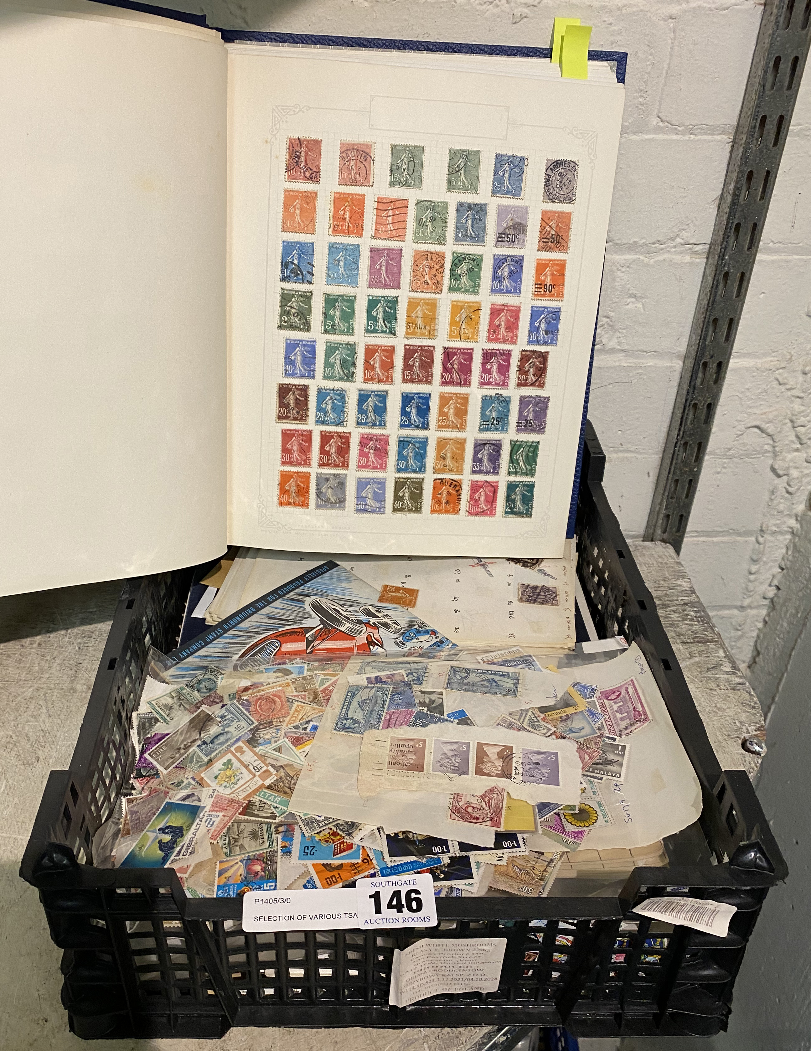 SELECTION OF VARIOUS STAMPS INCL. SOME HIGH VALUE