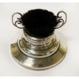 HM SILVER MOUNTED DESK TOP BRUSH