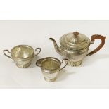 SILVER TEAPOT, CREAMER & COMPORT - 20 OZS (IMPERIAL)