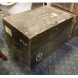 WOODEN MILITARY BOX