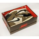 WITHDRAWN - NIKE 'SIZE 9' TRAVIS SCOTT AIR JORDAN SHOES IN ORIGINAL BOX